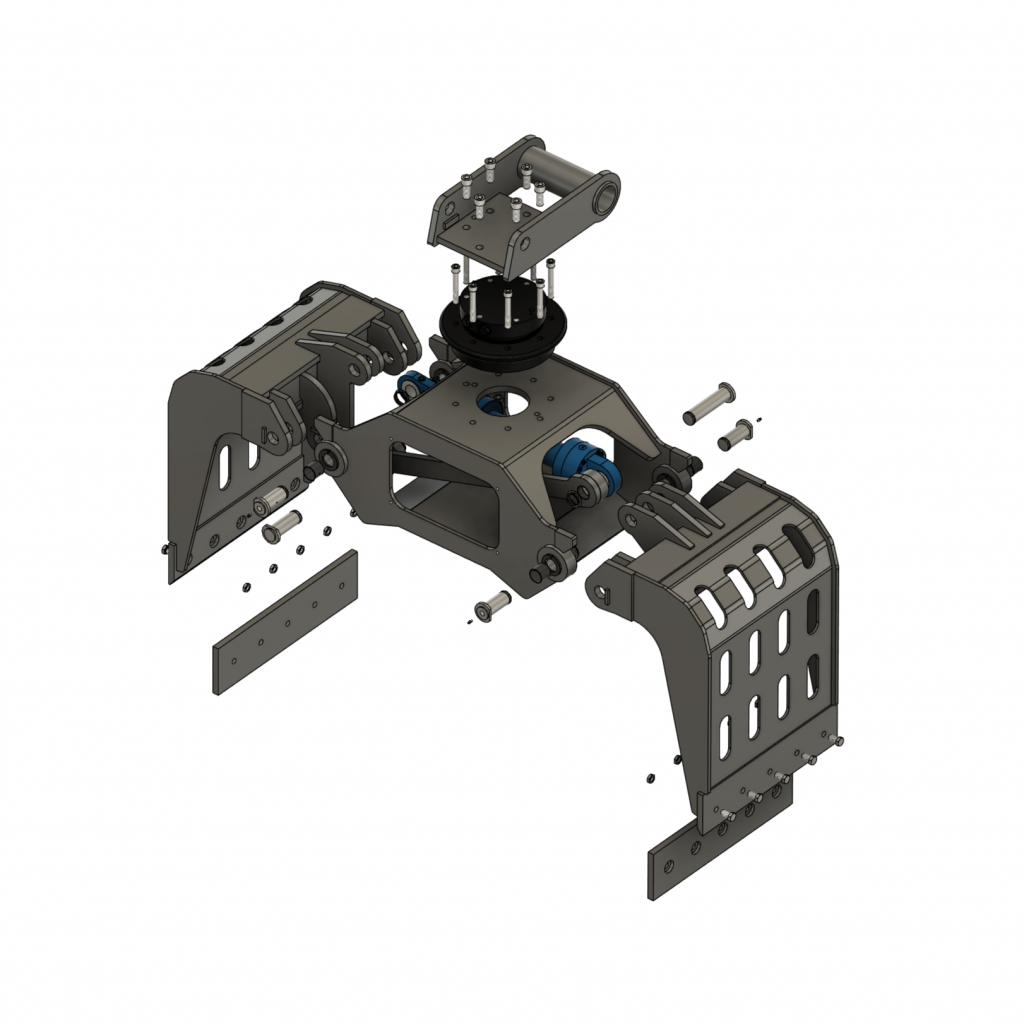 Sortiergreifer für Terex TW85 – Ansicht 4